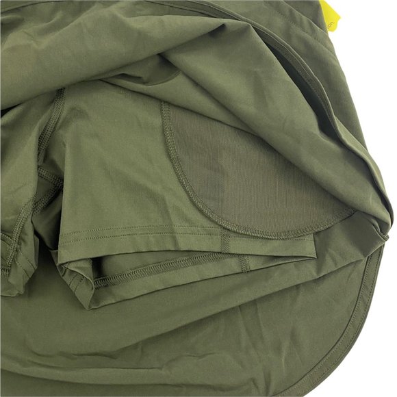 All in Motion Olive Green Lightweight Flex Stretch Woven Mid Rise Skort XS S M L - Picture 3 of 7